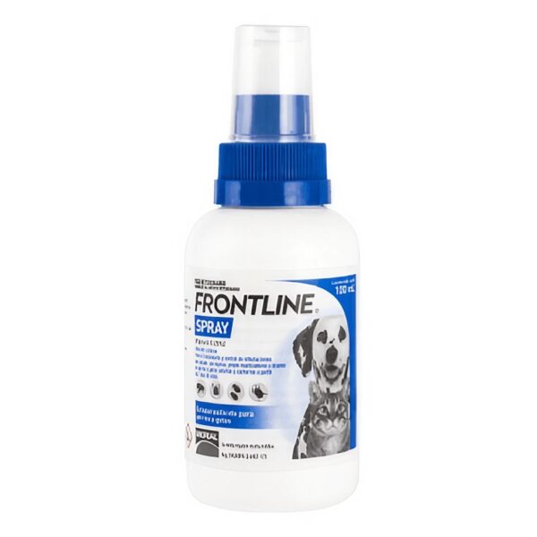 Frontline - Spray Antiparasitario Externo Para Perro Y Gato, 100 ml