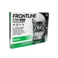 Frontline para gatos Plus Antipulgas y Antigarrapatas 3 Pipetas